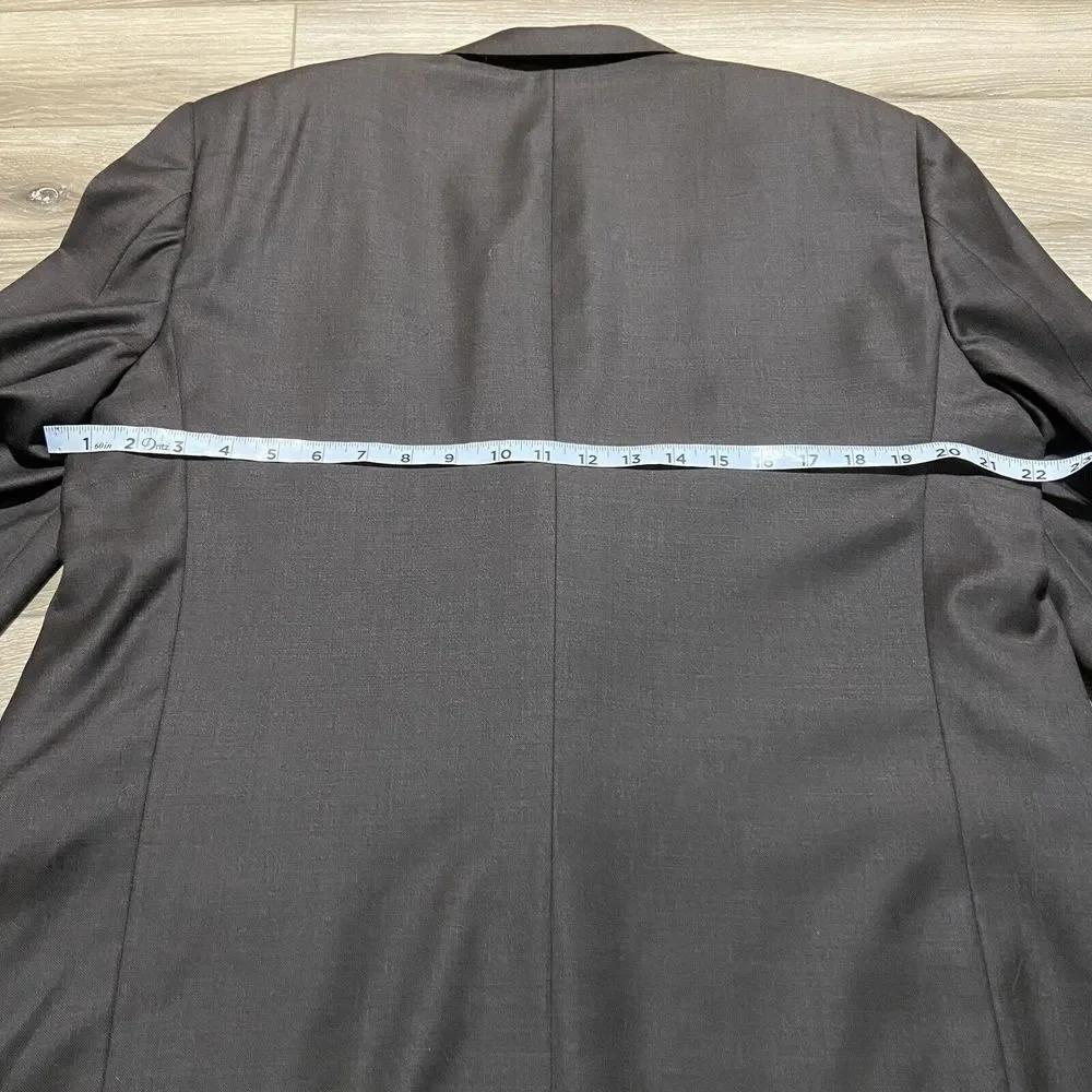 Loro Piana Wool Blazer 42L‎ Daniel Cremieux Men's Brown Sports Coat